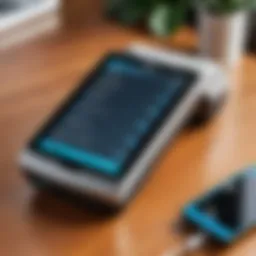 Aloha Handheld POS system interface showcasing functionality