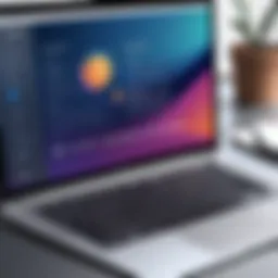 Catia software interface on MacBook