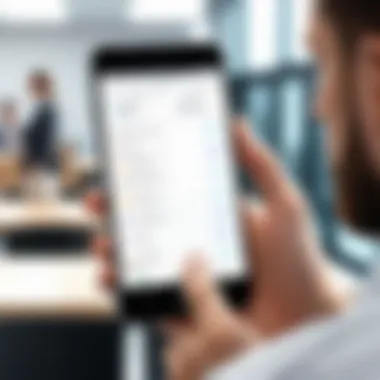 Mobile Attendance Tracking Solution Employee using mobile app for attendance tracking