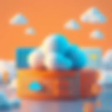 A visual representation of cloud computing impact on database solutions