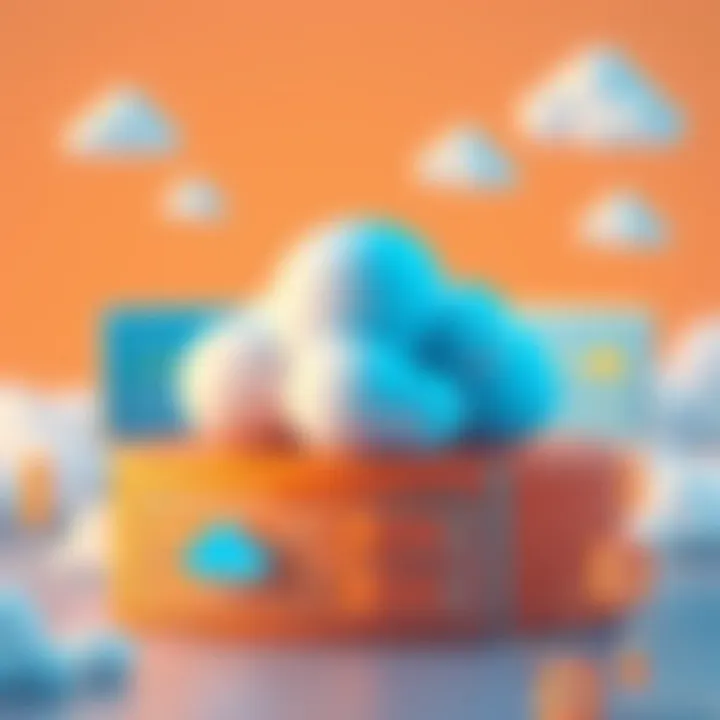 A visual representation of cloud computing impact on database solutions