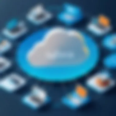 Key Functionalities of Cloud Salesforce Illustration of key functionalities within Cloud Salesforce