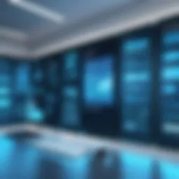 A digital representation of a secure virtual data room interface showcasing document organization