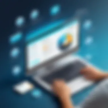 Benefits of Online Training Tools Infographic showing benefits of online training
