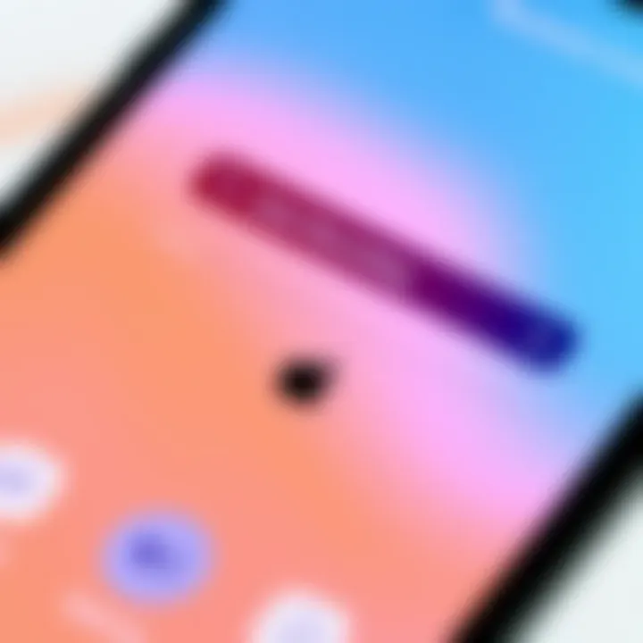 Smartphone Recording Interface A close-up of the recording interface on a smartphone with auto recording settings