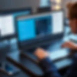 Visual representation of educational software features.