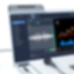 An interface showcasing a variety of audio editing tools and features