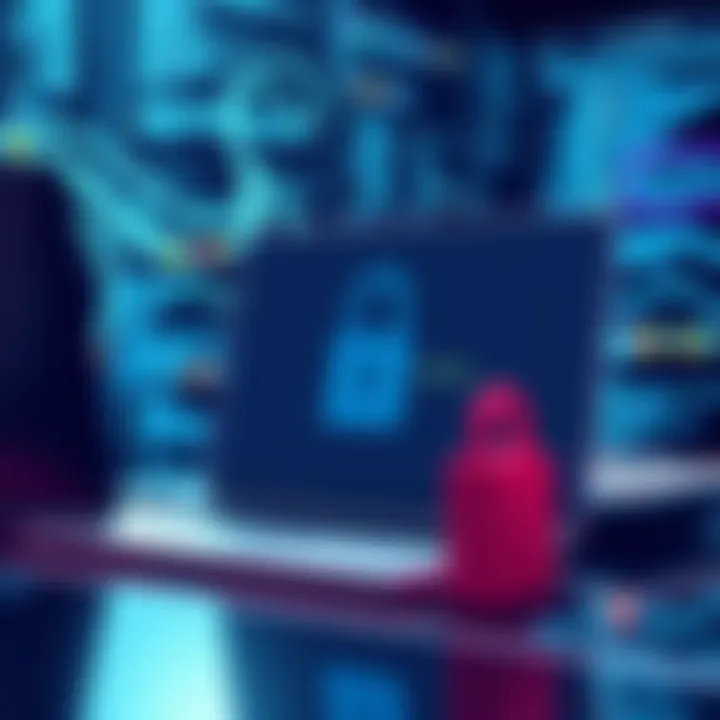 Illustration of website security measures