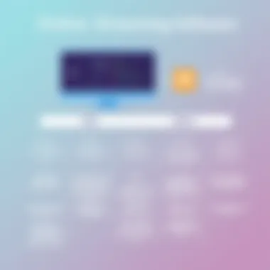 Diagram comparing streaming software features