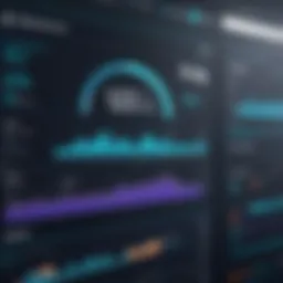 A sophisticated dashboard illustrating inventory metrics