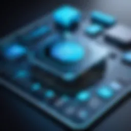 Visual representation of IT system management software architecture