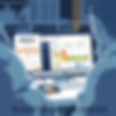 Project Management Software in Action Software interface showcasing project management features