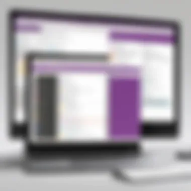 Task Categorization in OneNote Screen displaying task categorization in OneNote
