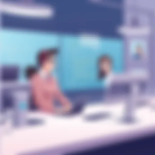 Dynamic customer interaction scene