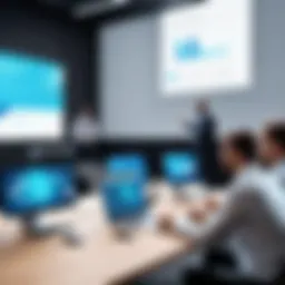 A digital conference in action showcasing diverse participants engaged in discussion.