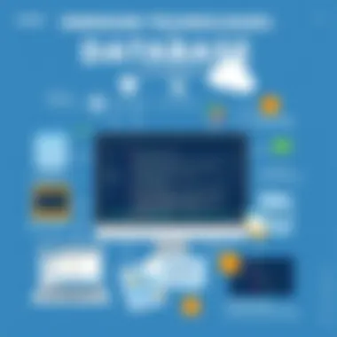 An infographic on emerging technologies in database management