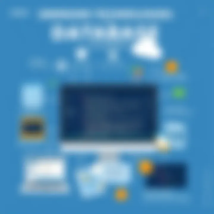 An infographic on emerging technologies in database management