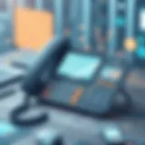 Modern business phone system interface