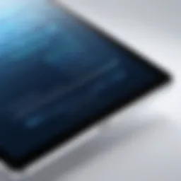 Modern digital signature interface on a device