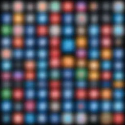 Visual representation of various social media platforms and their unique features.