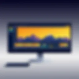 Dynamic presentation interface showcasing animated transitions
