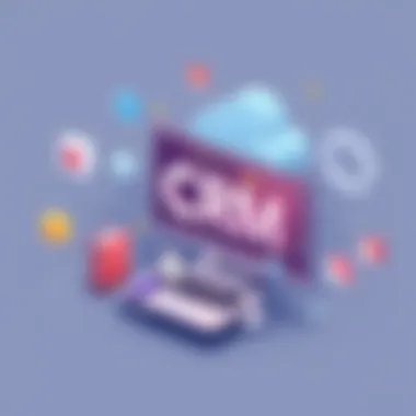 Visual representation of CRM technology integration