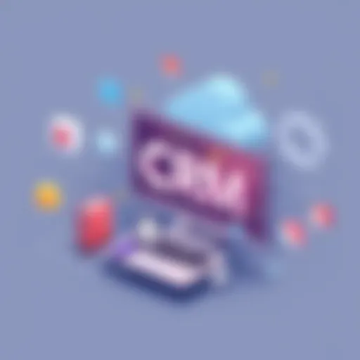 Understanding CRM Technology Visual representation of CRM technology integration