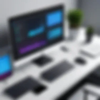 The Designrr Pro Digital Interface A captivating digital workspace showcasing Designrr Pro's interface.