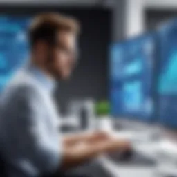 Innovative software interface showcasing employee mentoring features
