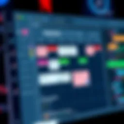 A digital calendar interface showcasing task organization