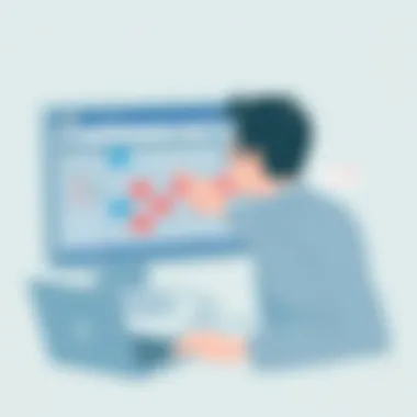 An individual optimizing their schedule using a calendar tool