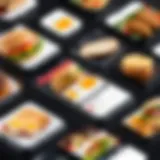 A visual representation of various food ordering apps on a smartphone