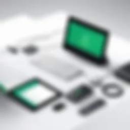 A graphic illustrating the features of Grasshopper PBX