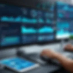 Advanced HR software interface showcasing analytics and dashboards