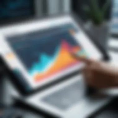 An analytical chart depicting risk assessment in investments