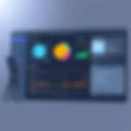 Dashboard view of a job management application