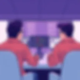 Visual representation of collaboration in Microsoft Teams