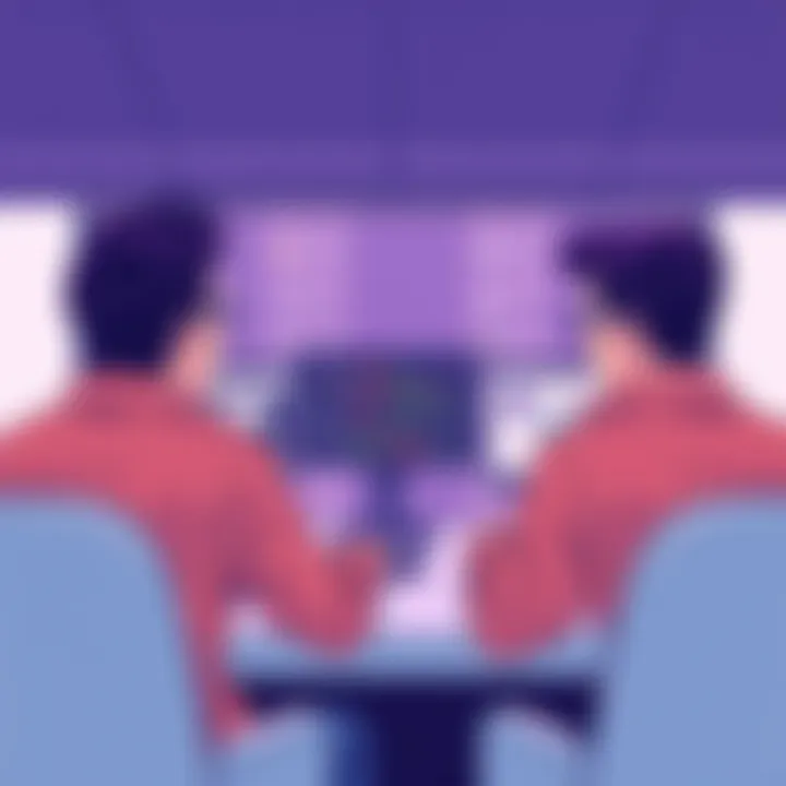 Visual representation of collaboration in Microsoft Teams