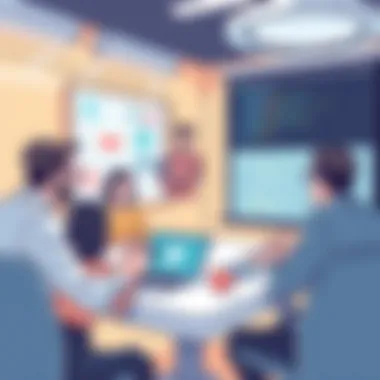 Team Brainstorming with Miro Team brainstorming session using Miro and Google Workspace tools