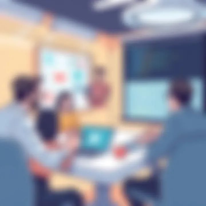 Team Brainstorming with Miro Team brainstorming session using Miro and Google Workspace tools