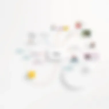 Creative visual organization of thoughts and ideas.