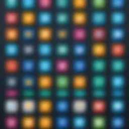 Diverse payment gateway icons