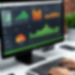 Overview of QuickBooks Web dashboard showcasing financial metrics