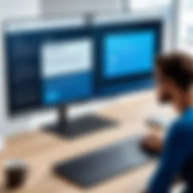 Illustration showcasing advantages of remote screen sharing