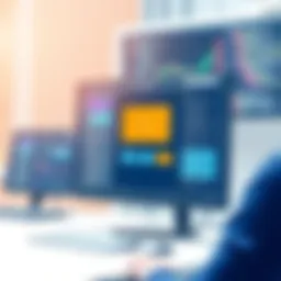 Visual representation of trial presentation software interface