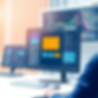 Visual representation of trial presentation software interface