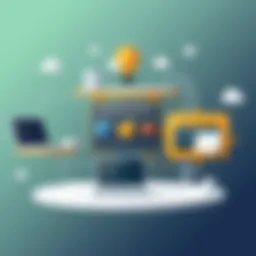 Visual representation of data synchronization architecture