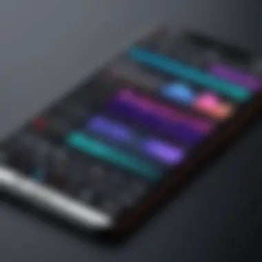 User Interface of Davinci Resolve Mobile App User interface of Davinci Resolve mobile app showcasing editing tools