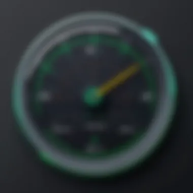 Speed Performance Overview Graph illustrating speed performance of ProtonVPN