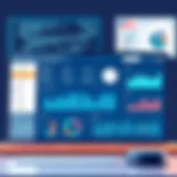 User testing software dashboard displaying analytics and metrics